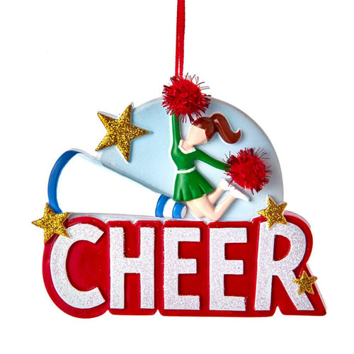 Cheer Ornament For Personalization
