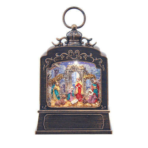 9.45“ LED Lighted Nativity Lantern
