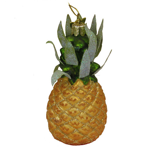 Noble Gems™ Pineapple Glass Ornament