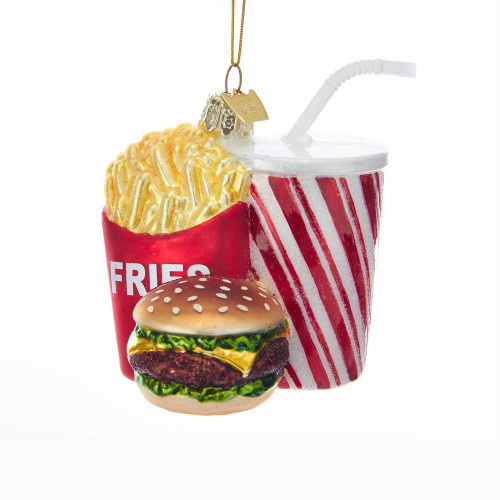Noble Gems™ Glass Fast Food Combo Ornament