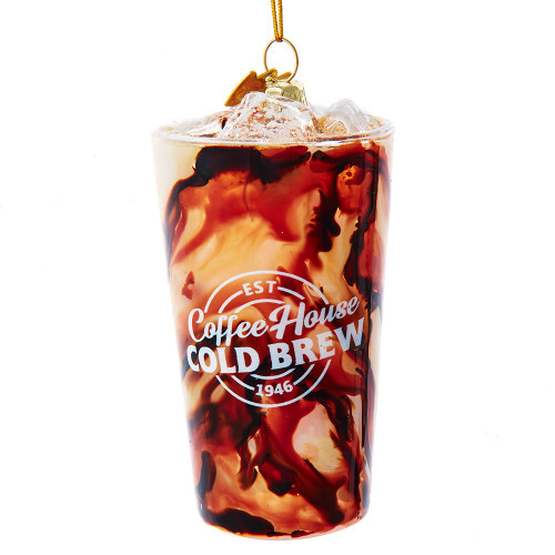 Noble Gems™ Glass Ice Cold Brew Coffee Ornament