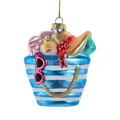 Noble Gems™ Glass Beach Bag Ornament