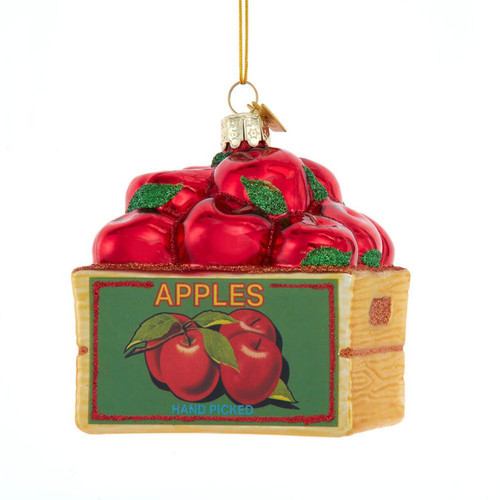 Noble Gems™ Glass Apple Box Ornament
