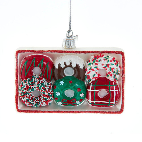 Noble Gems™ Glass Christmas Donuts Ornament