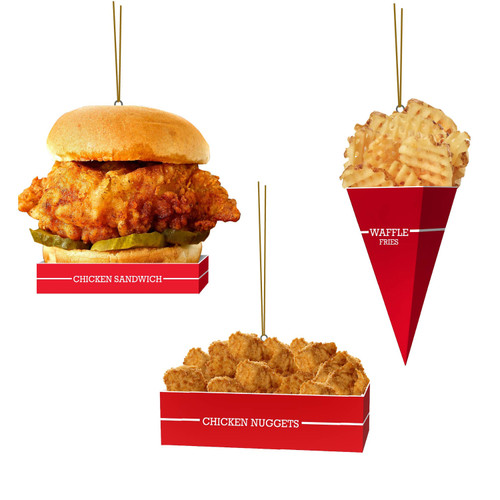Fast Food Ornament, 3 Assorted