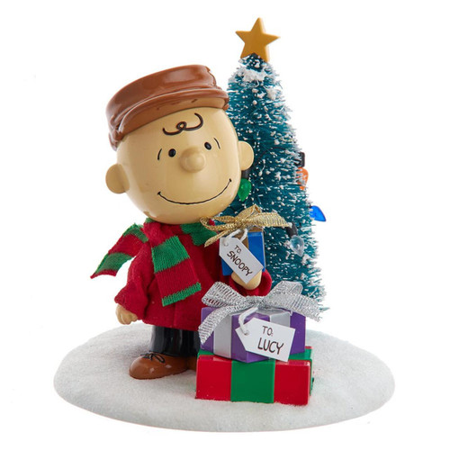Peanuts© Charlie Brown With Tree Table Piece