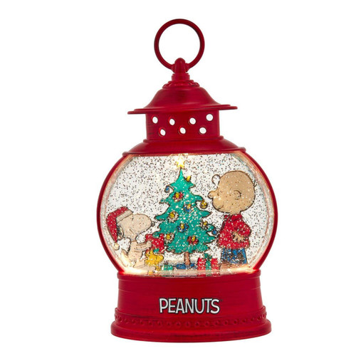 Peanuts© 10“ Battery Operated USB Light Up Snoopy & Charlie Brown Lantern