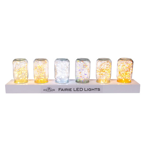 26“ 6-Piece Mason Jar Fairy Light Display