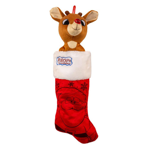 Rudolph The Red Nose Reindeer® Plush Head Stocking