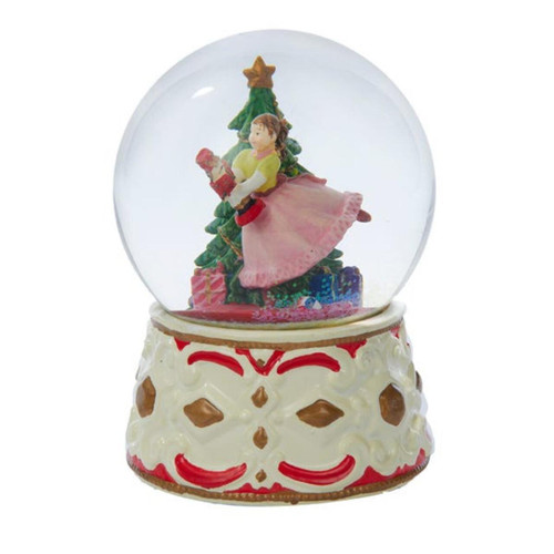 5.5“ Clara With Nutcracker Musical Water Globe