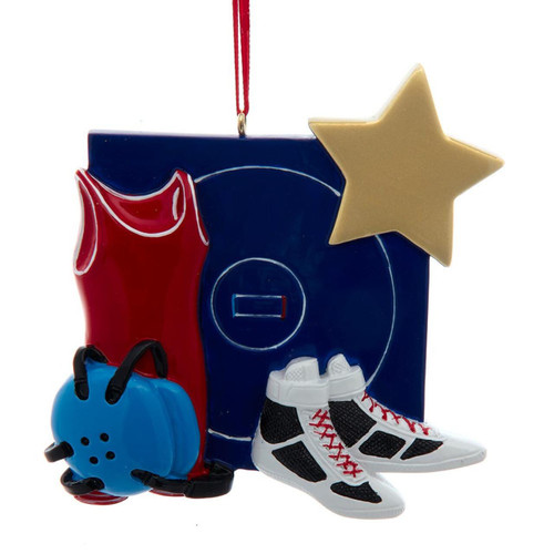Wrestling Ornament For Personalization