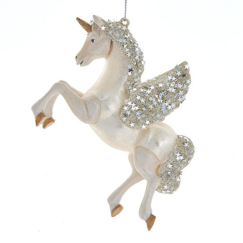 Glass Pegasus Ornament