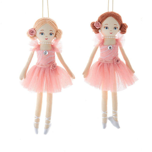 Ballet Doll Ornaments, 2 Assorted