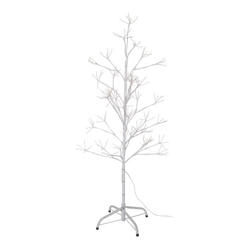 4' Pre-Lit Warm White Fairy LED White Birch Twig Tree