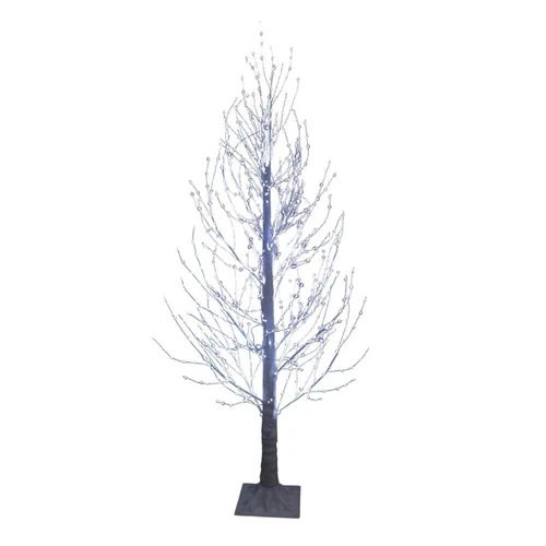 5' Pre-Lit Cool White Fairy LED Winter White Twig Tree