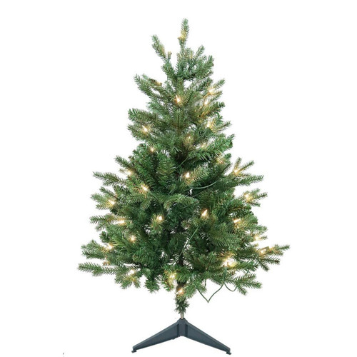 3' Pre-Lit Clear Incandescent Jackson Pine Tree