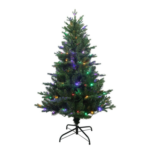 4.5' Pre-Lit Multicolor LED Jackson Pine Tree