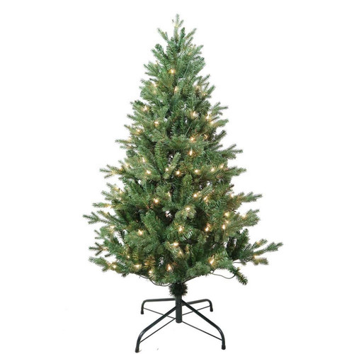4.5' Pre-Lit Clear Incandescent Jackson Pine Tree