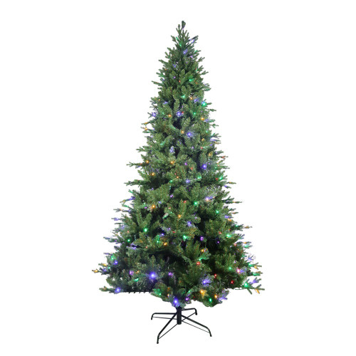 9' Pre-Lit Multicolor LED Jackson Pine Tree