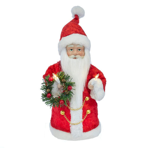 10“ UL 10-Light Santa Treetop