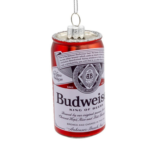 Budweiser® Glass Budweiser Can Ornament