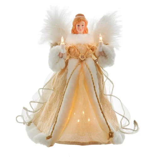 10“ 10-Light Natural Angel Treetop