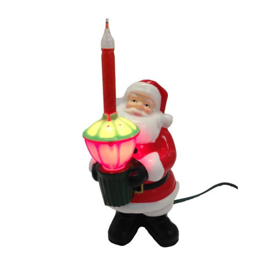 7“ Santa Bubble Light Table Piece