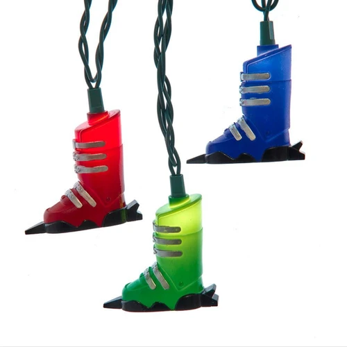 9' UL 10L Ski Boots Light Set