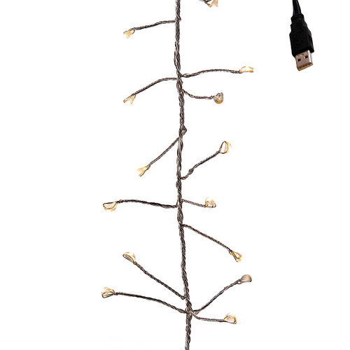 6' 180-Light USB LED Fairy Light Cluster Light