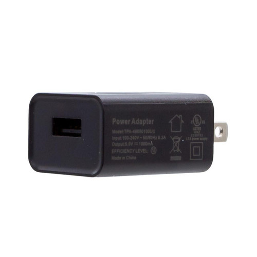 5-Volt Black USB Plug/Adapter