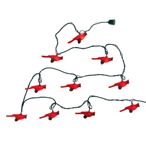 9' UL 10L Red LED Cardinal Light Set 