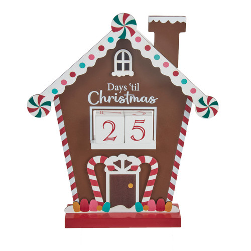 12.5" Gingerbread Advent Calendar