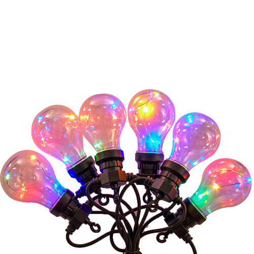 9' UL 50L Multicolor Fairy Light Edison Bulb Set