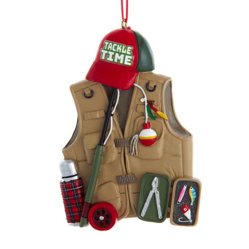 Fishing Vest Ornament 