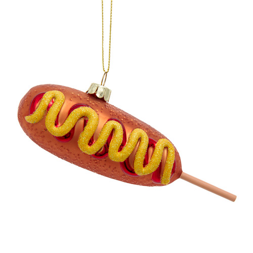 Noble Gems™ Glass Corndog Ornament