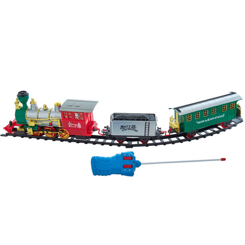 Battery Operated Remote Control Santa Train 