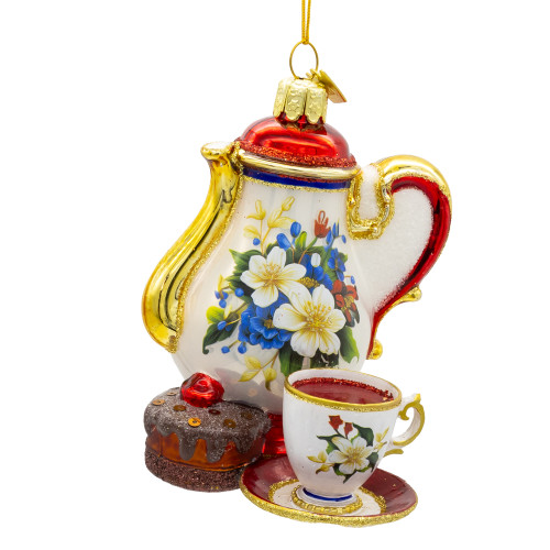 Noble Gems™ Glass Tea Service Ornament