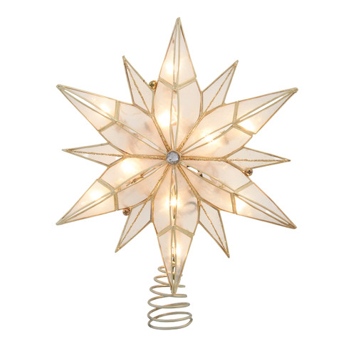 Kurt Adler's - Lighted Capiz Treetops: Elegant Tree Accents