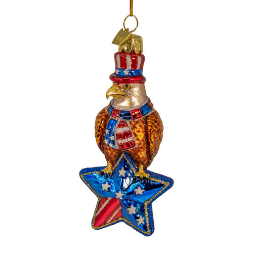 Noble Gems™ Glass American Eagle Ornament