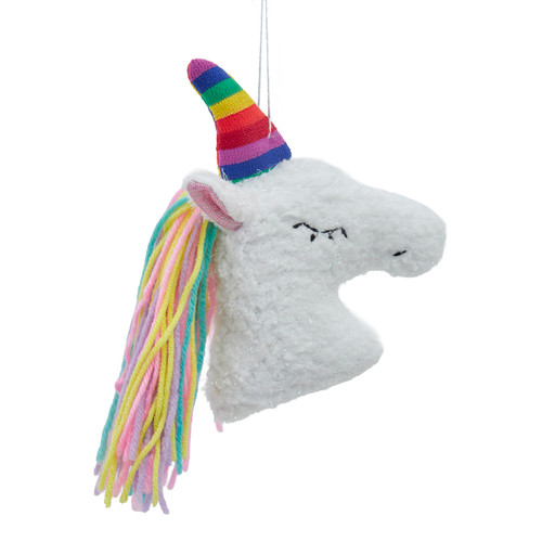 Unicorn Head Ornament