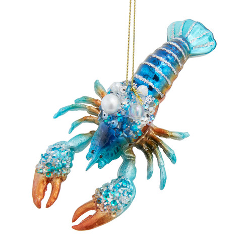 Glass Lobster Ornament