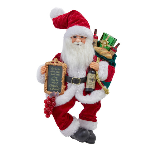 15" Fabriché™ Sitting Santa