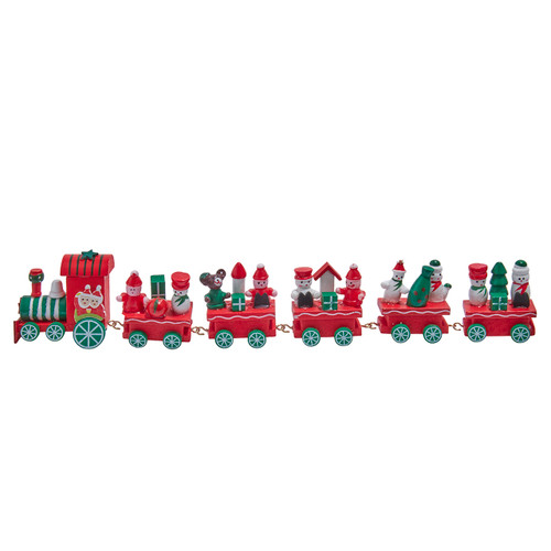 13.4" Train Set With Santa Table Piece