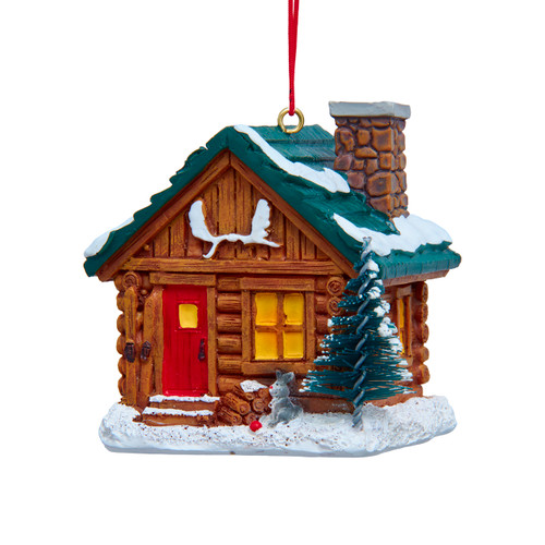Log Cabin Ornament