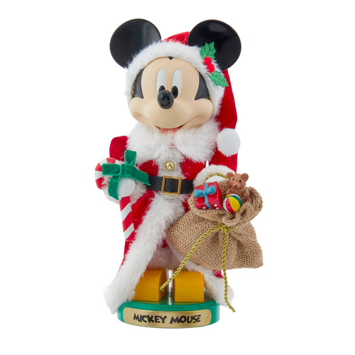 10" Disney© Santa Mickey Nutcracker