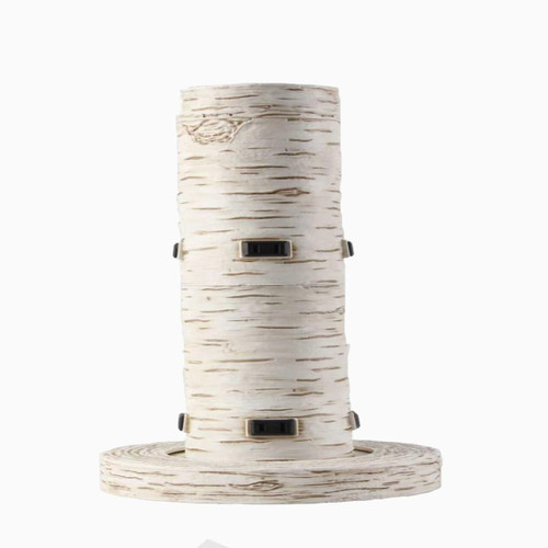 16.7" Birch Colored Standing Plug Board With 9 Sockets