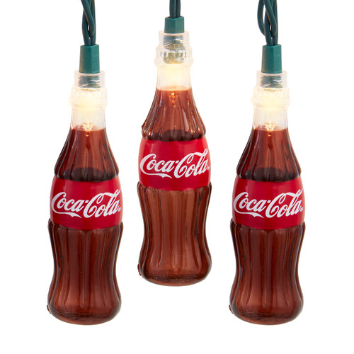 9' 10L Coca-Cola® Can Light Set - Kurt S. Adler Inc