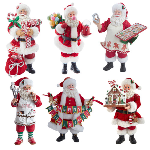 Fabriché™ Santa Table Pieces, 6 Assorted