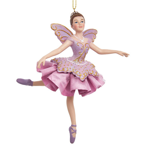 Glittered Sugar Plum Fairy Ornament