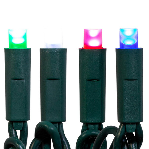 24.5' UL 50L Multicolored Frost 5MM LED Connectible Light Set
